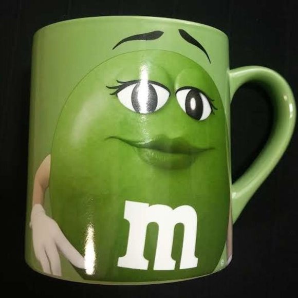 M & M Kitchen M Ms Green Girl Collectible Heavy Mug Cup Poshmark